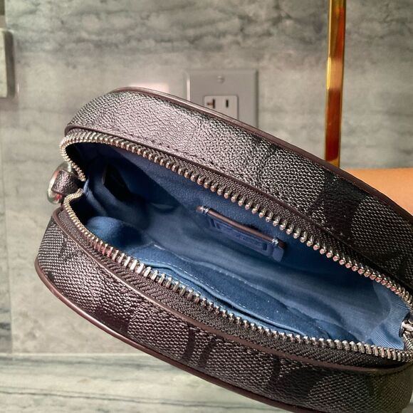 Coach Mini Serena Satchel In Signature Canvas With Horse And Sleigh - Picture 6 of 12